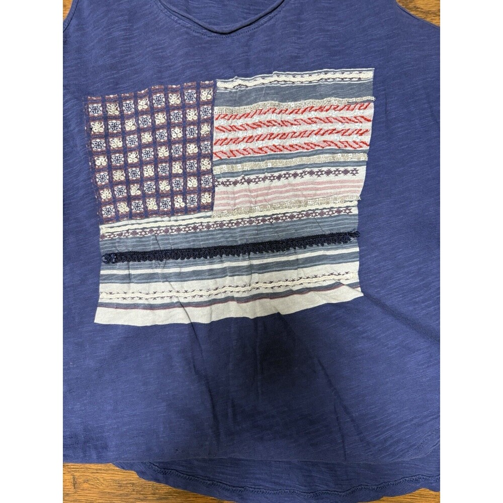 Natural Reflections Embellished Patchwork Flag Mu… - image 3